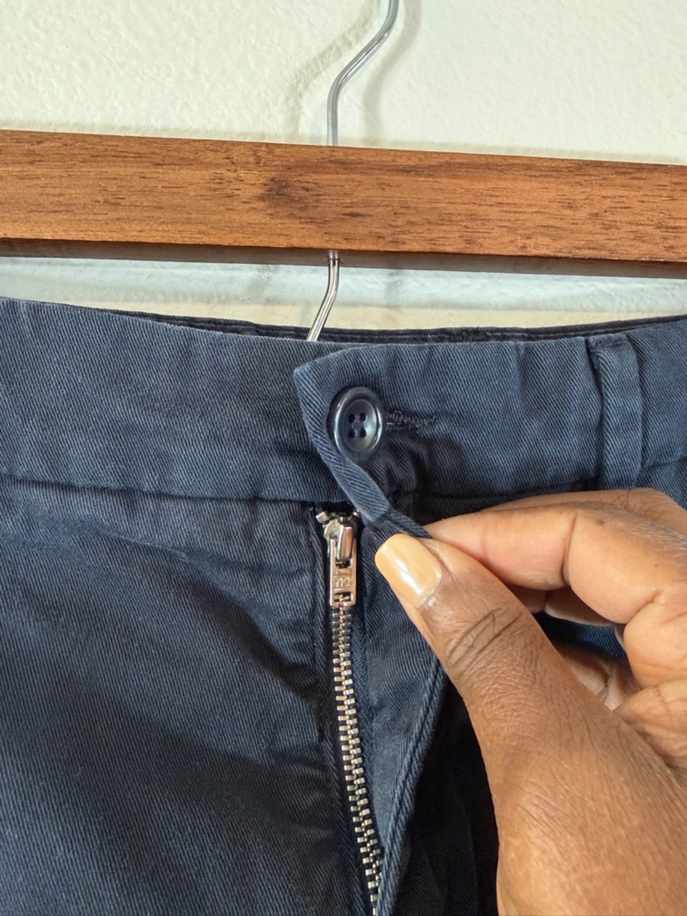 Norse Projects Slim Fit Chino Pants Navy Blue Size 31 Minimalist Preppy Casual - Picture 5 of 11